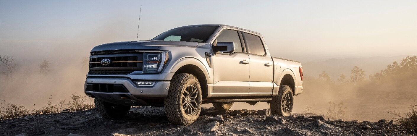 2021 Ford F-150 Tremor® on rocky terrain