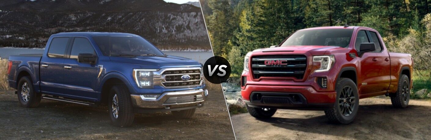 2021 Ford F-150 vs 2021 GMC Sierra 1500