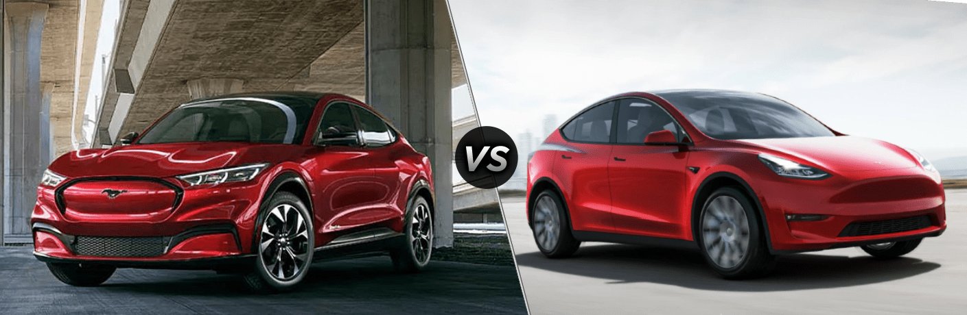 2021 Ford Mustang Mach-E vs Tesla Model Y