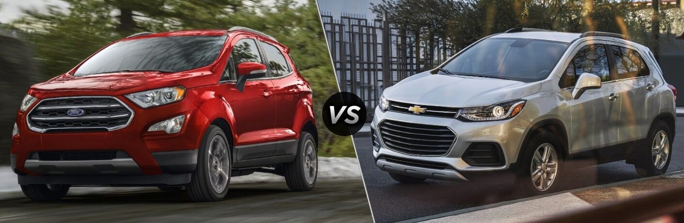 2022 Ford EcoSport vs. 2022 Chevrolet Trax model comparison