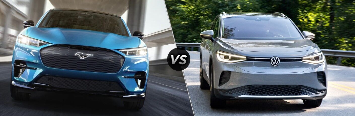 2022 Ford Mustang Mach-E vs. 2022 Volkswagen ID.4 model comparison