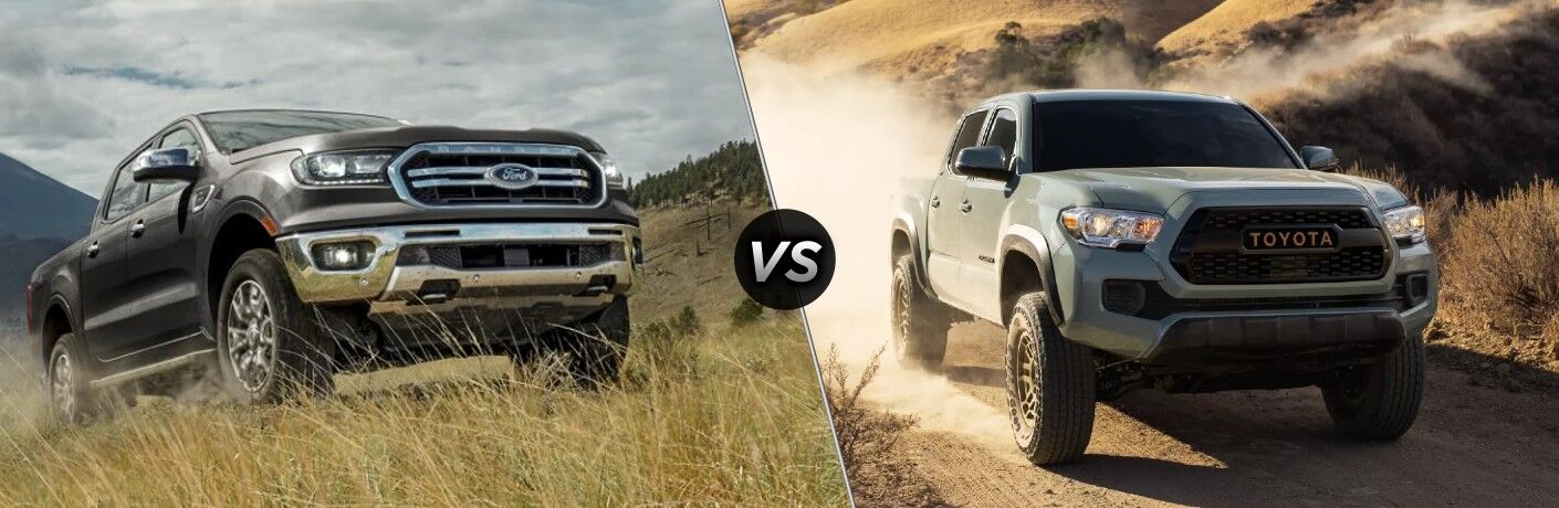 2022 Ford Ranger vs. 2022 Toyota Tacoma model comparison