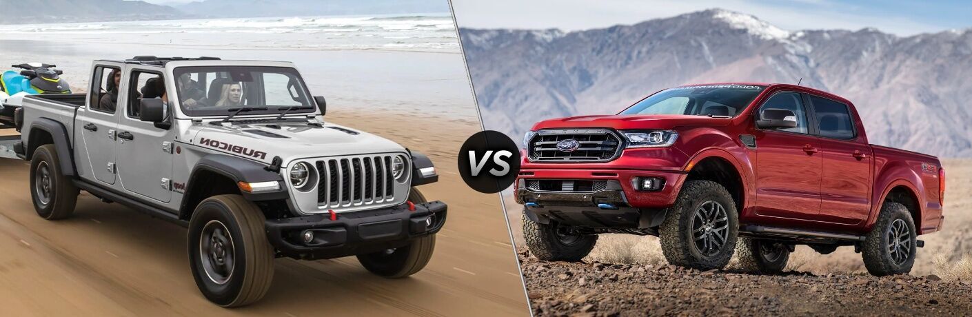 2022 Jeep Gladiator vs 2022 Ford Ranger
