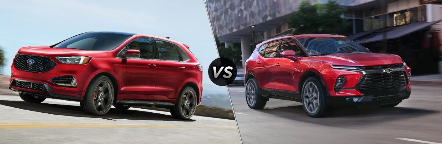 2023 Ford Edge vs. 2023 Chevrolet Blazer model comparison