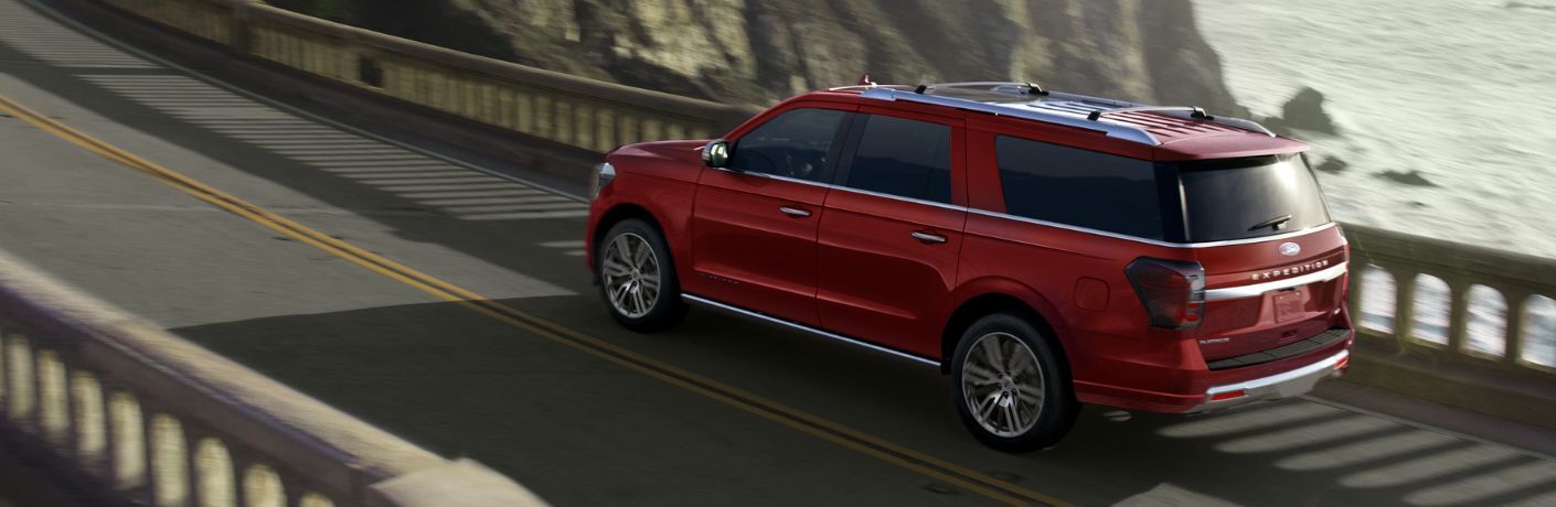 2023 Ford Expedition Platinum Max speeding on a road