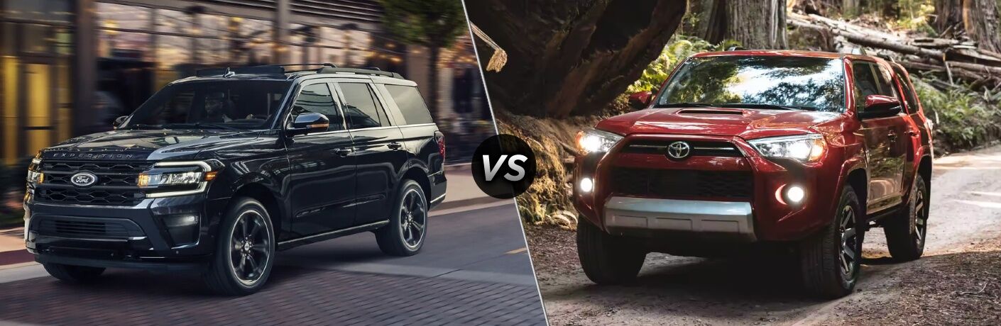 2023 Ford Expedition vs 2023 Toyota 4Runner comparison image