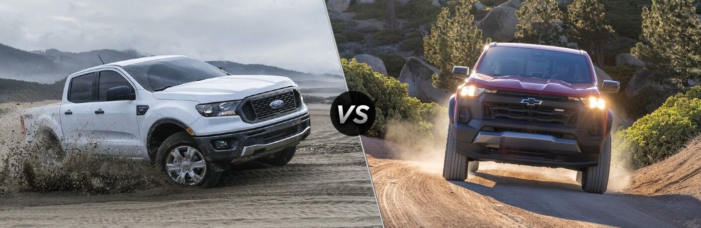 2023 Ford Ranger vs 2023 Chevrolet Colorado model comparison
