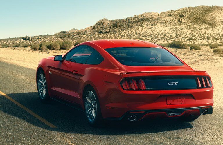 Future Ford Mustang Hybrid rear side exterior
