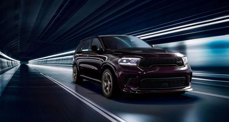 A front quarter exterior view of the 2025 Dodge Durango near Atlanta
