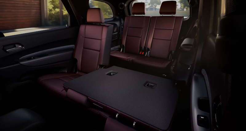The two rows of rear seating in the 2025 Dodge Durango near Atlanta