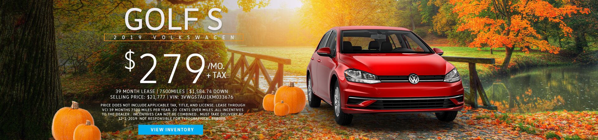 2019 Golf 1.4T S 2019 Golf 1.4T S