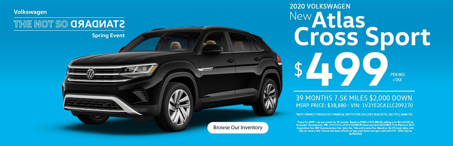 2020 Atlas Cross Sport 2020 Atlas Cross Sport
