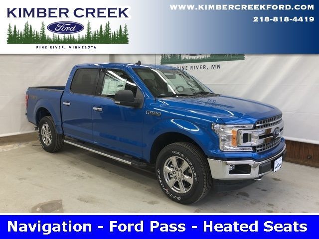 Image of a blue Ford F-150