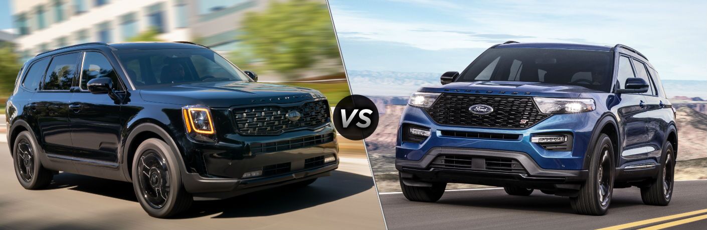 21 Kia Telluride Vs Ford Explorer