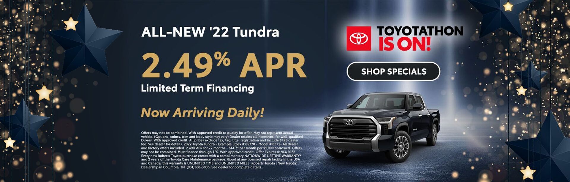 Roberts Toyota New Toyota Dealership In Columbia Tn