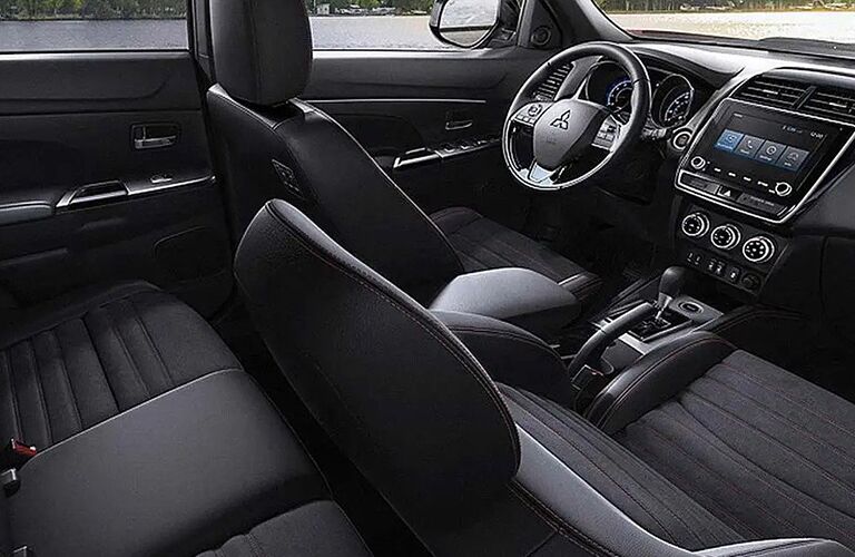 2020 Mitsubishi RVR Interior black view of seats and front cabin