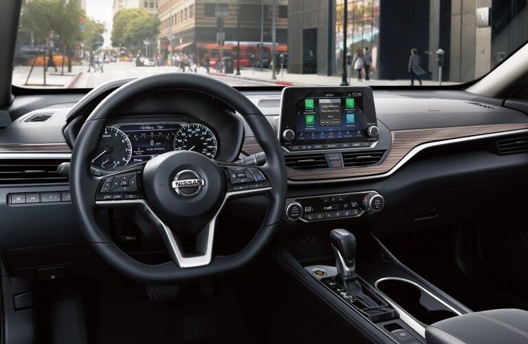 Front interior in the 2020 Nissan Altima