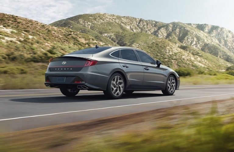 2022 Hyundai Sonata Rear and Side View