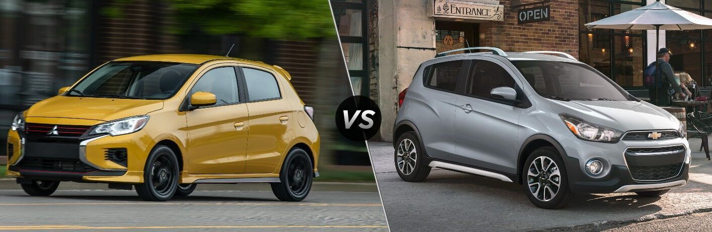 2022 Mitsubishi Mirage vs. 2022 Chevrolet Spark
