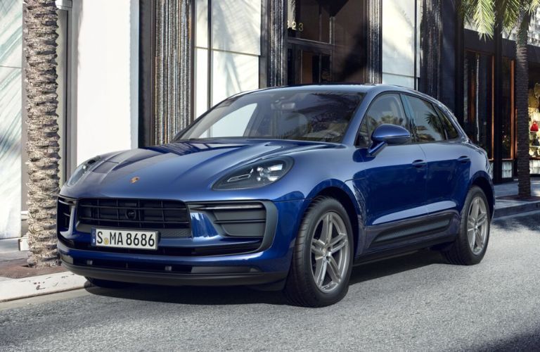 2022 Porsche Macan on road