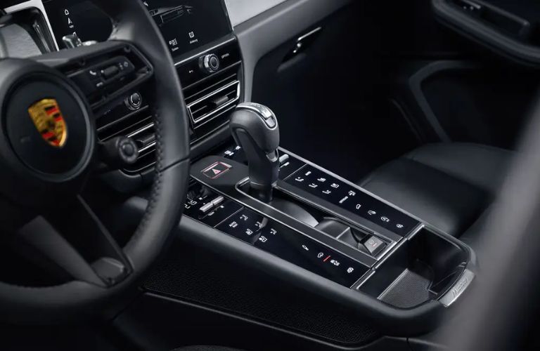 Part of the Front console of the 2022 Porsche Macan