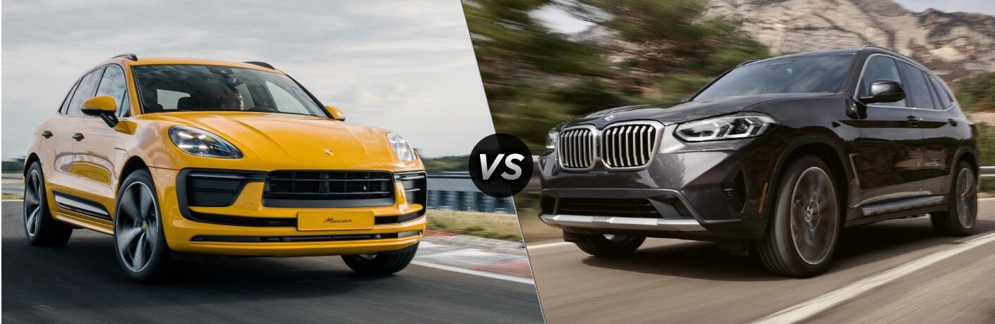 2022 Porsche Macan vs. 2022 BMW X3 model comparison
