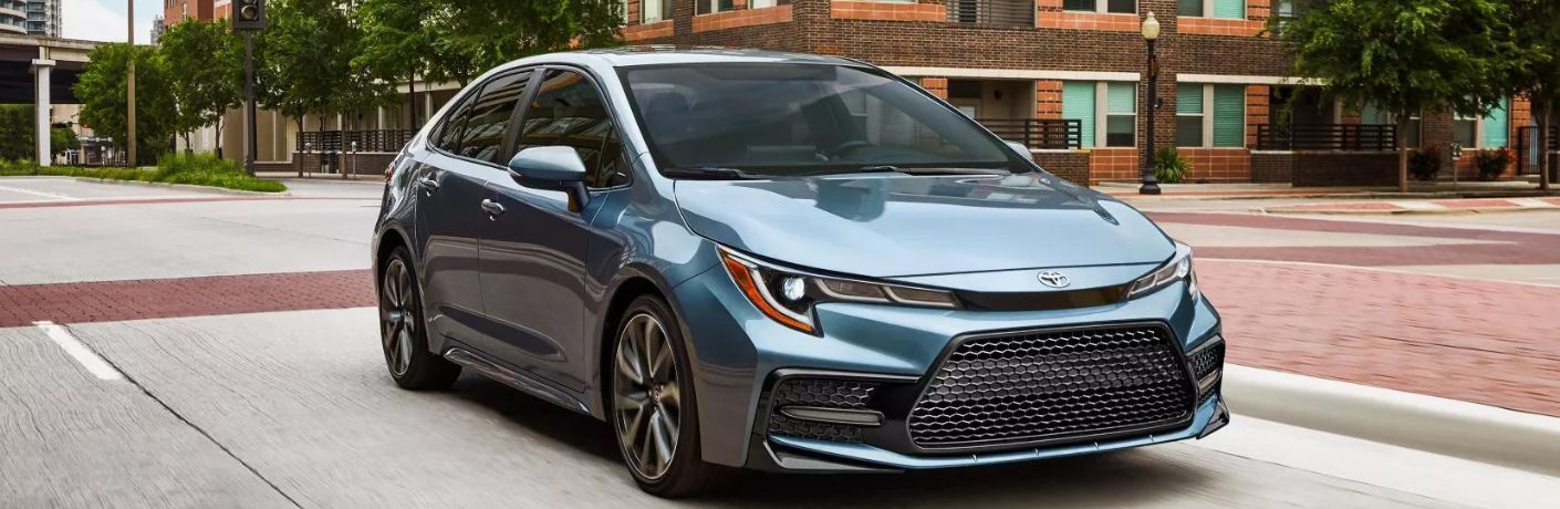 2022 Toyota Corolla side and front view