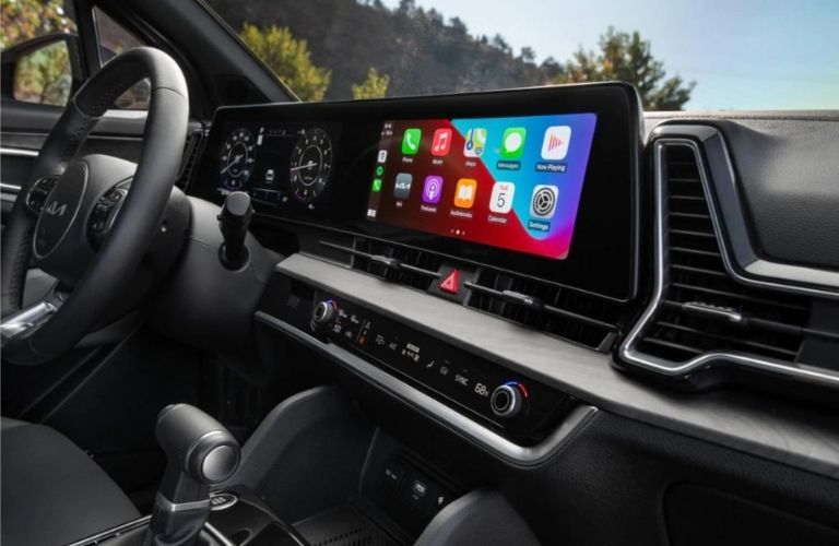 2023 Kia Sportage dashboard view