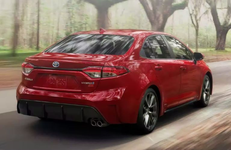 2023 Toyota Corolla back and side view