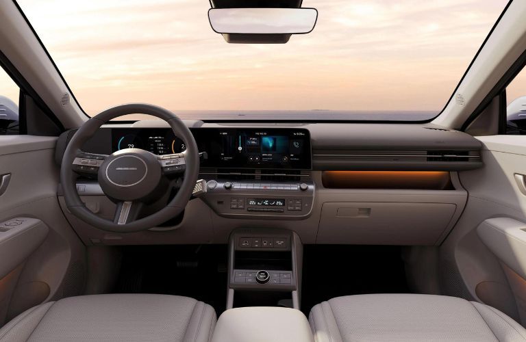 2024 Hyundai Kona steering and dash