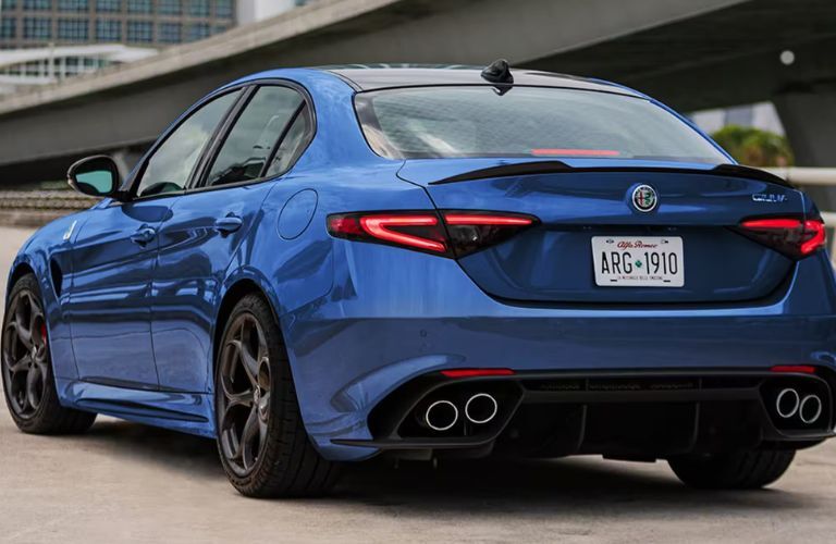 Backview of the 2024 Alfa Romeo Giulia