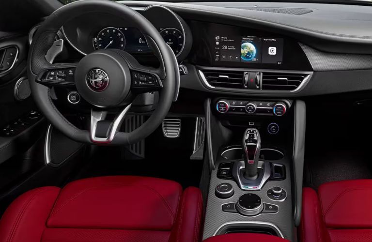 Interior of the 2024 Alfa Romeo Giulia
