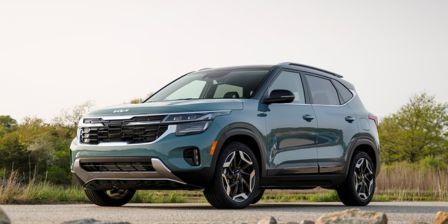 New Kia Seltos exterior front view