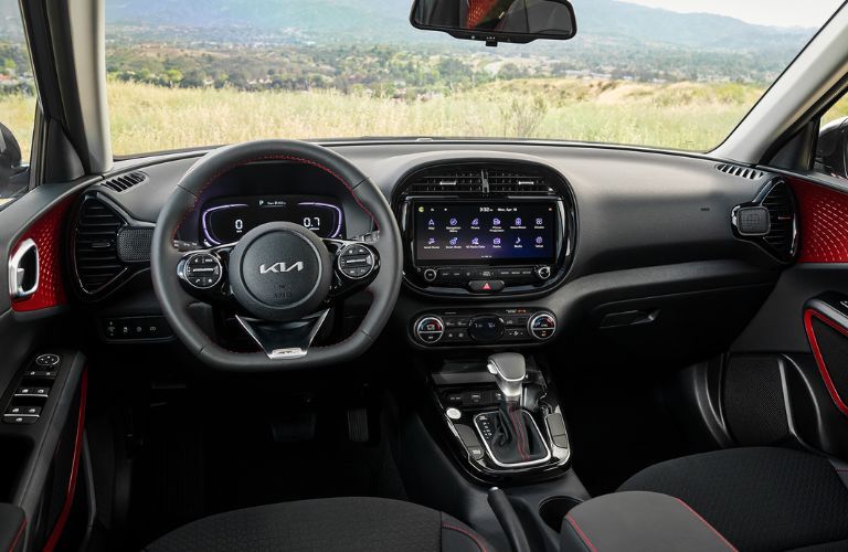 Dashboard view of the 2025 Kia Soul