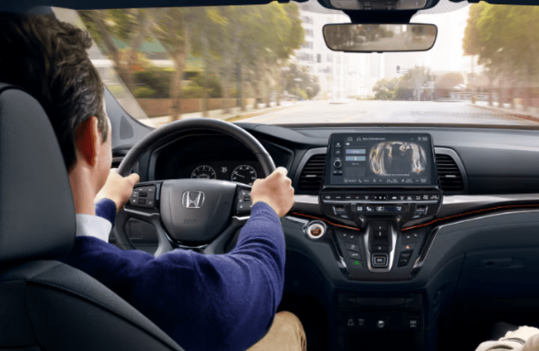 A man driving the 2025 Honda Odyssey
