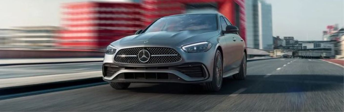 2025 Mercedes-AMG ® C 63 S E PERFORMANCE Sedan Gray on the road