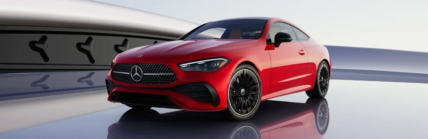 front view of the 2025 Mercedes-Benz CLE 300 4MATIC® Coupe