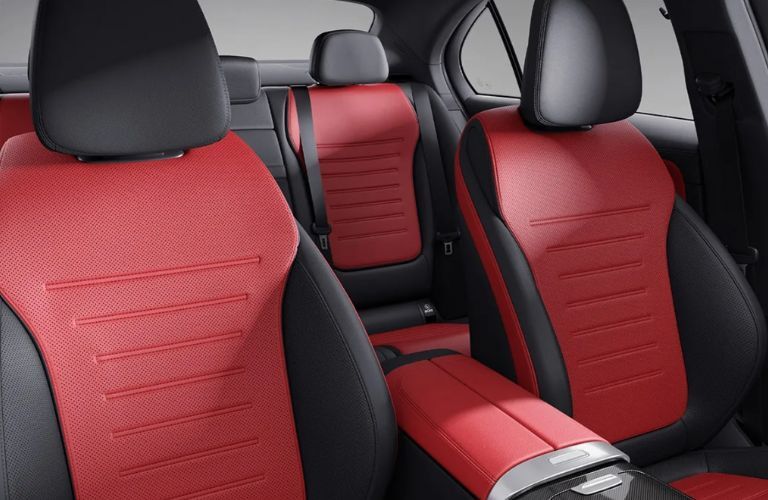rear seat of the 2025 Mercedes-Benz C 300 4MATIC Sedan