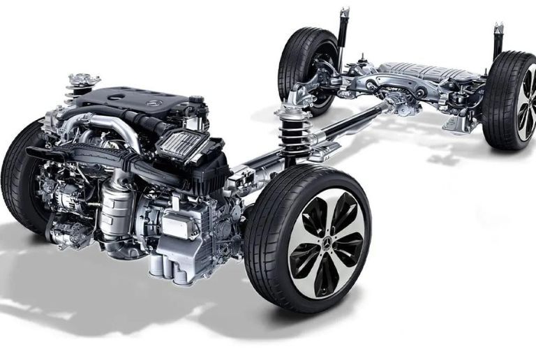 2025 Mercedes-Benz GLA SUV front and rear tires