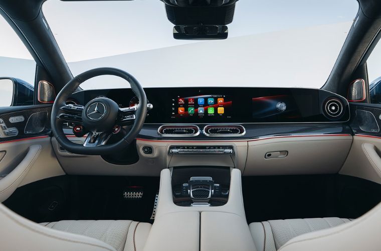 2027 Mercedes-Benz CLA 250+ Electric Sedan interior front dash