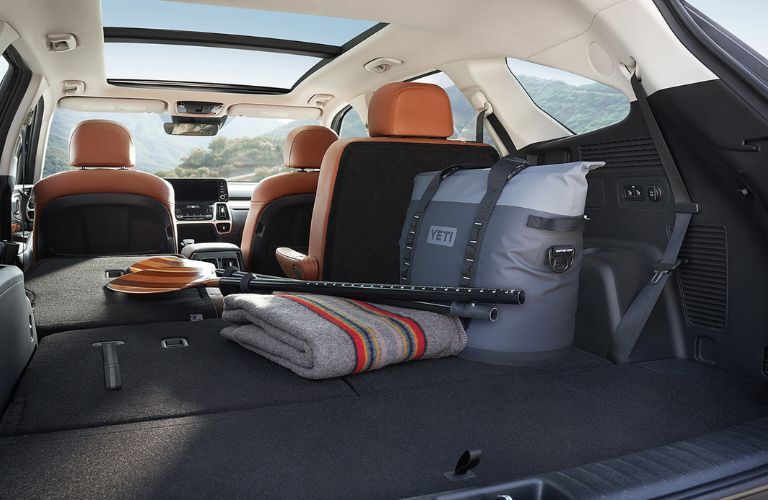 Cargo space of the 2023 Sorento