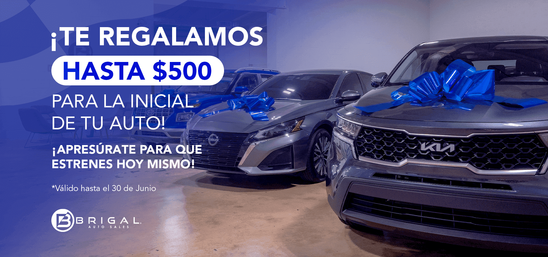 $500 FOR THE INITIAL ON YOUR CAR!