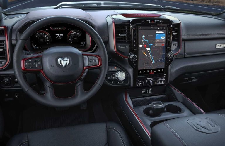 Cockpit view of the 2023 Ram 1500