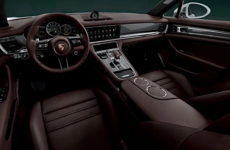 Cockpit view of the 2024 Porsche Panamera