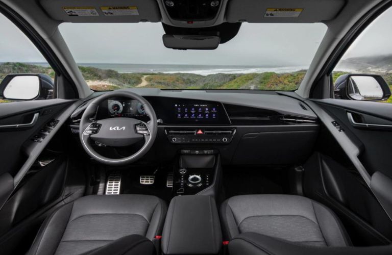 Interior dashboard view of the 2023 Kia Niro Plug-in Hybrid