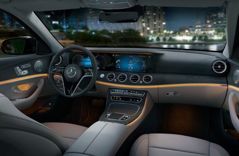 Interior view of the 2022 Mercedes-Benz E-Class