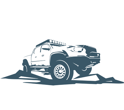 Truck in Magnifying Glass