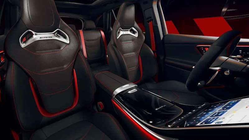 The seating in the 2026 AMG® GLC 43 SUV