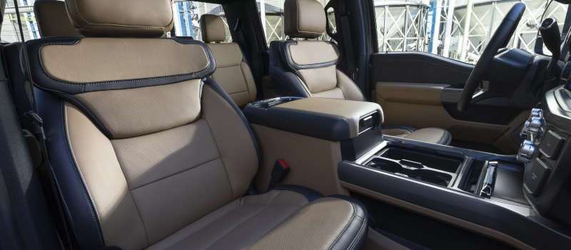 The rugged and comfortable seating in the 2026 Ford F-250 Super Duty
