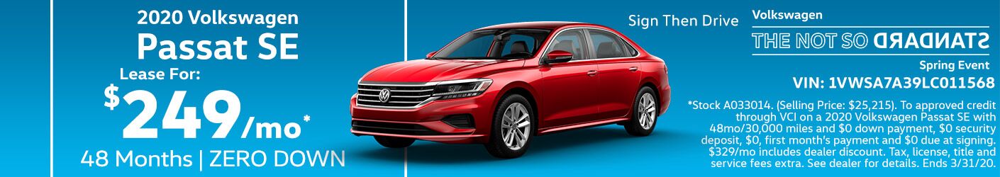 2020 Volkswagen Passat 2020 Volkswagen Passat